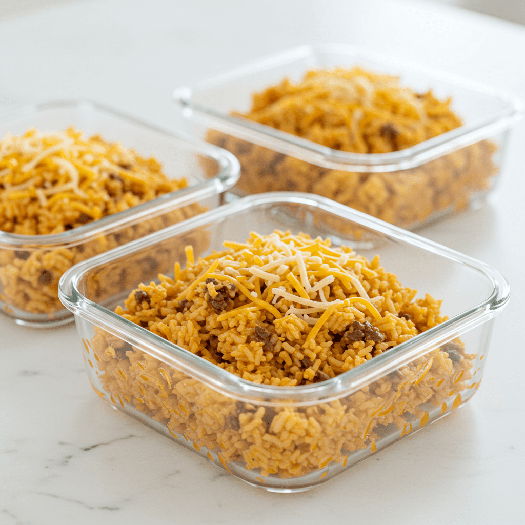 Your New Favorite 20-Minute Cheesy Taco Rice Skillet