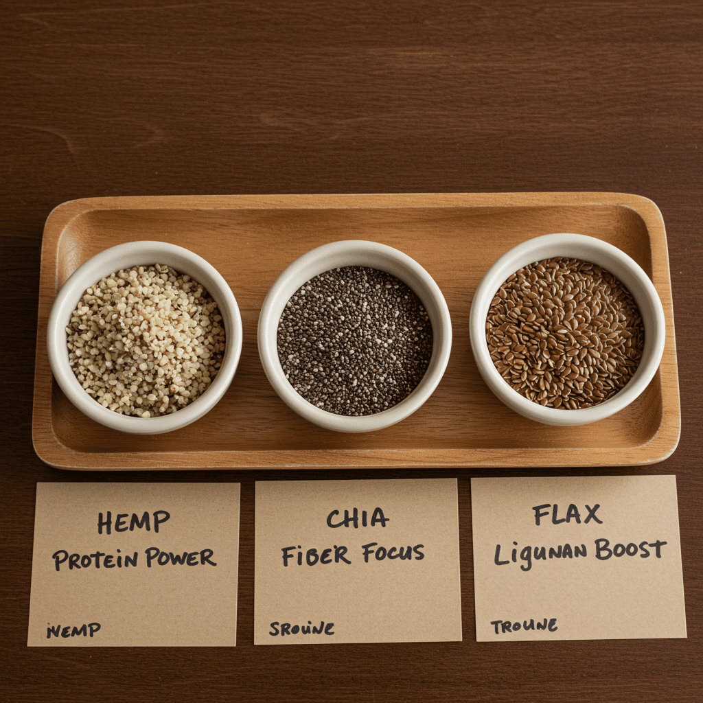 Hemp, Chia, or Flax? A Dietitian’s Guide to Picking Your Perfect Seed 2 Which Seed Wins the Nutrition Showdown? related image