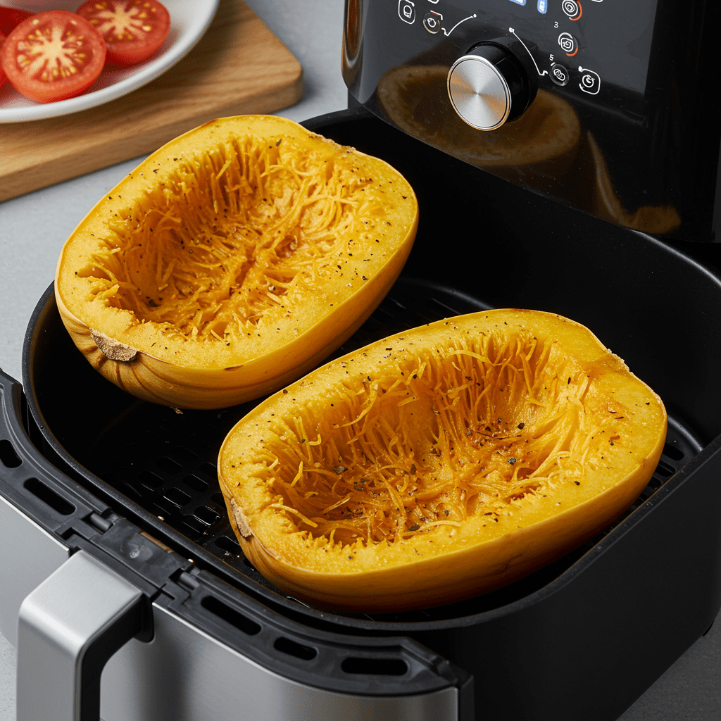 The Best Way to Cook Spaghetti Squash (It's in the Air Fryer) 2 What Makes Spaghetti Squash Such a Healthy Choice? related image