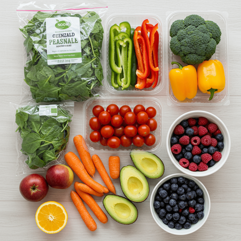 Step 3: Fill Your Plate with Color (Fruits and Veggies) related image