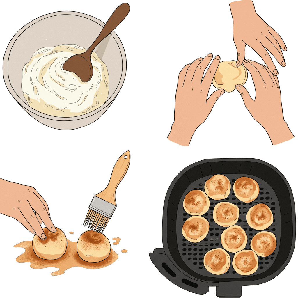 Craving Cinnamon Rolls? Make These Easy Air Fryer Bites Instead 7 A Dietitian