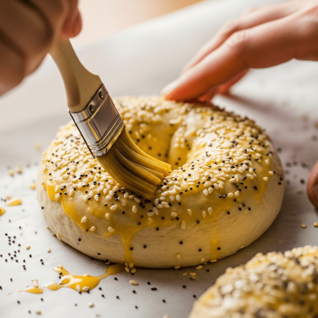 How to Make High-Protein Cottage Cheese Bagels You'll Actually Crave 7 The Secret to a Golden-Brown, Seedy Top related image