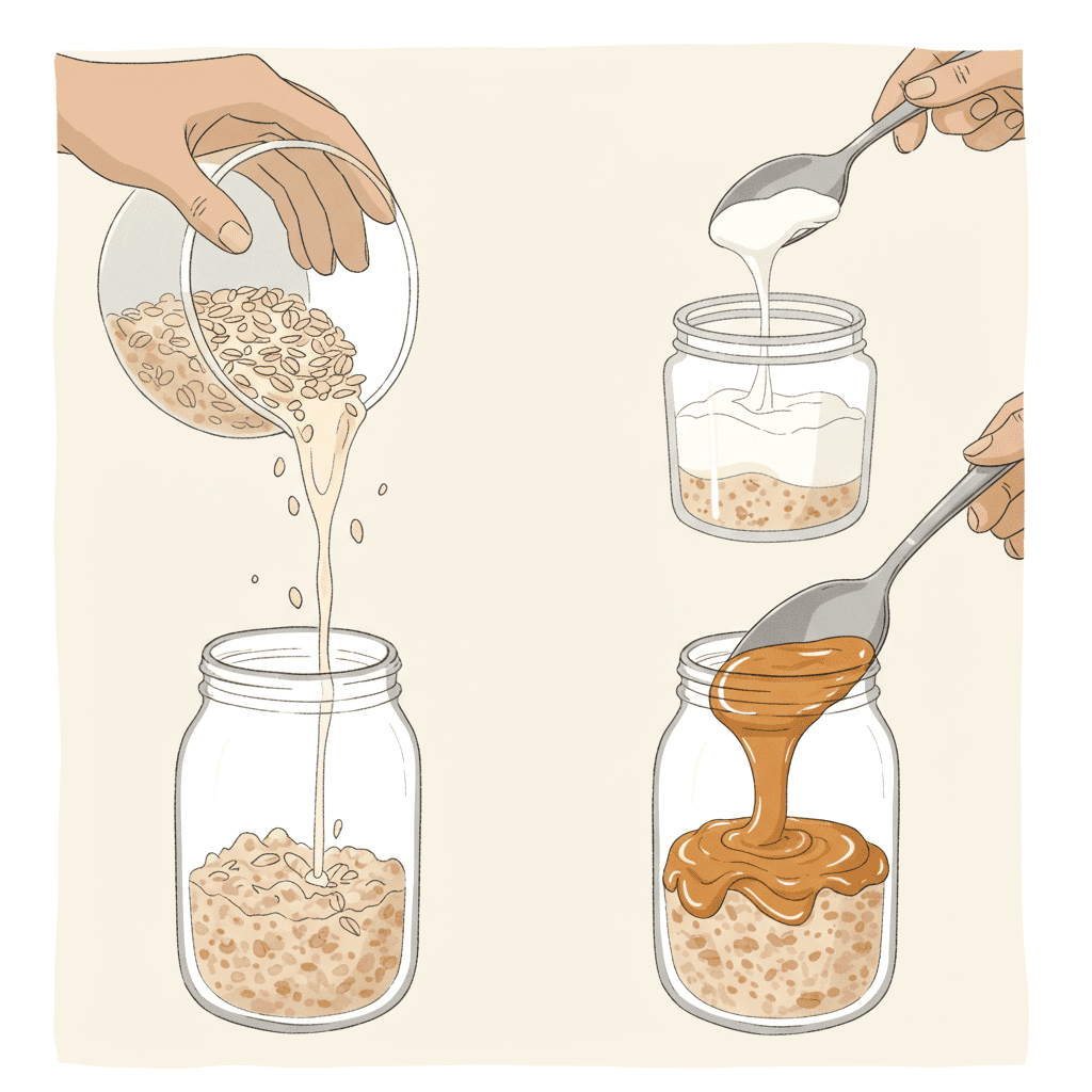 Creamy Biscoff Overnight Oats: Your Healthy Breakfast Treat 1 Creamy Biscoff Overnight Oats: Your Healthy Breakfast Treat