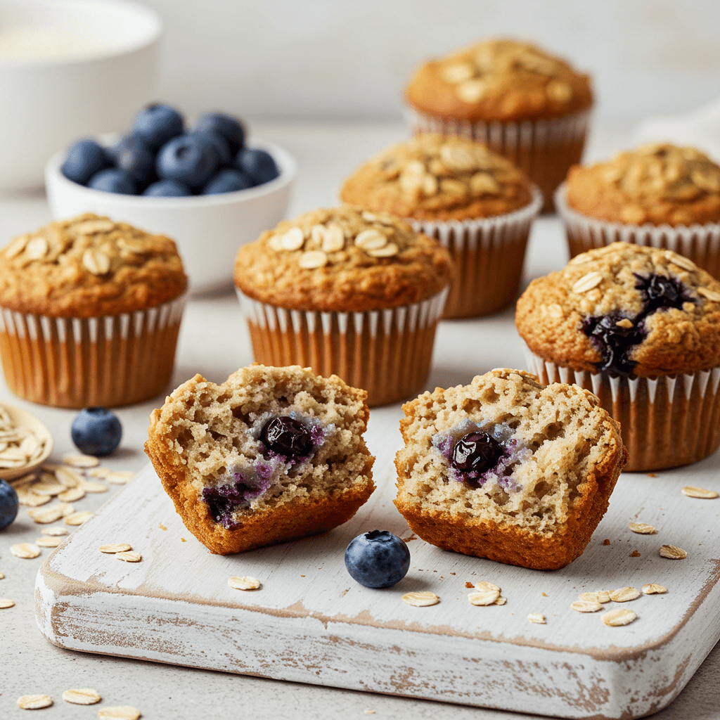 The Best Banana Blueberry Oatmeal Muffins for a Filling Breakfast 1 The Best Banana Blueberry Oatmeal Muffins for a Filling Breakfast