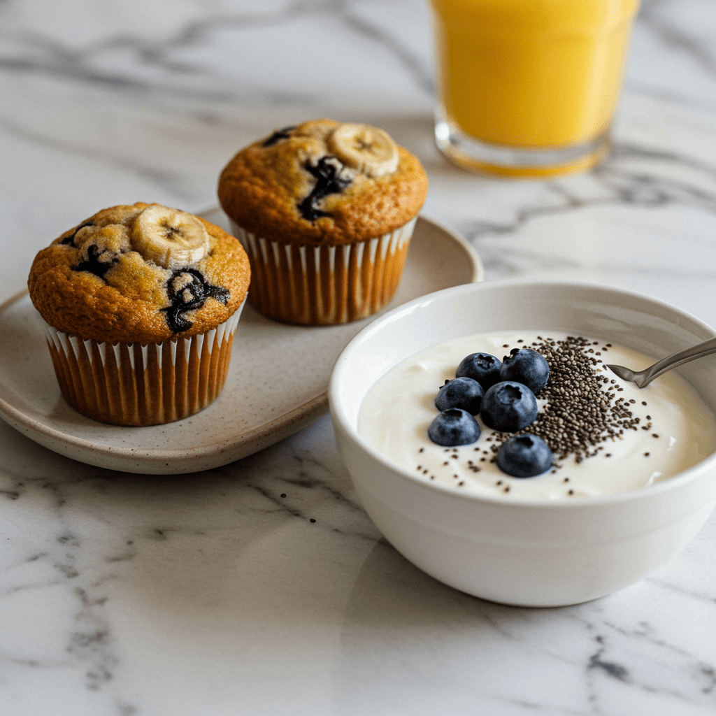 Why These Banana Blueberry Muffins Actually Keep You Full All Morning 1 Why These Banana Blueberry Muffins Actually Keep You Full All Morning