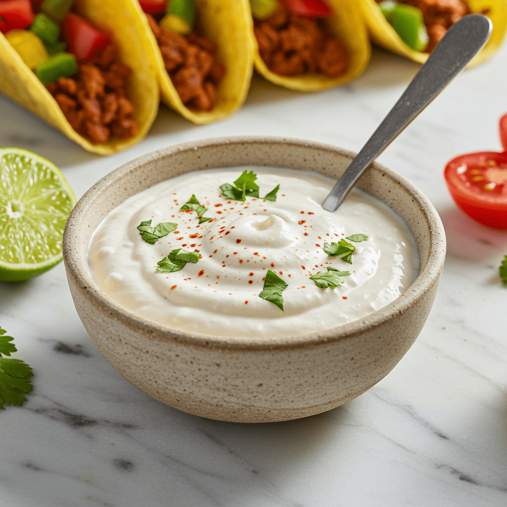 Tired of Boring Tacos? Try This 2-Minute Creamy Greek Yogurt Sauce 1 Tired of Boring Tacos? Try This 2-Minute Creamy Greek Yogurt Sauce