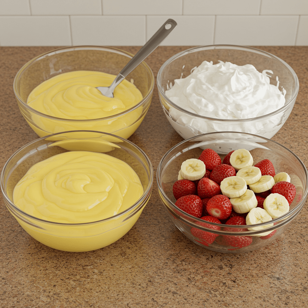 A Fresh Twist on a Classic: Creamy Strawberry Banana Pudding 4 Step-by-Step: How to Assemble Your Pudding