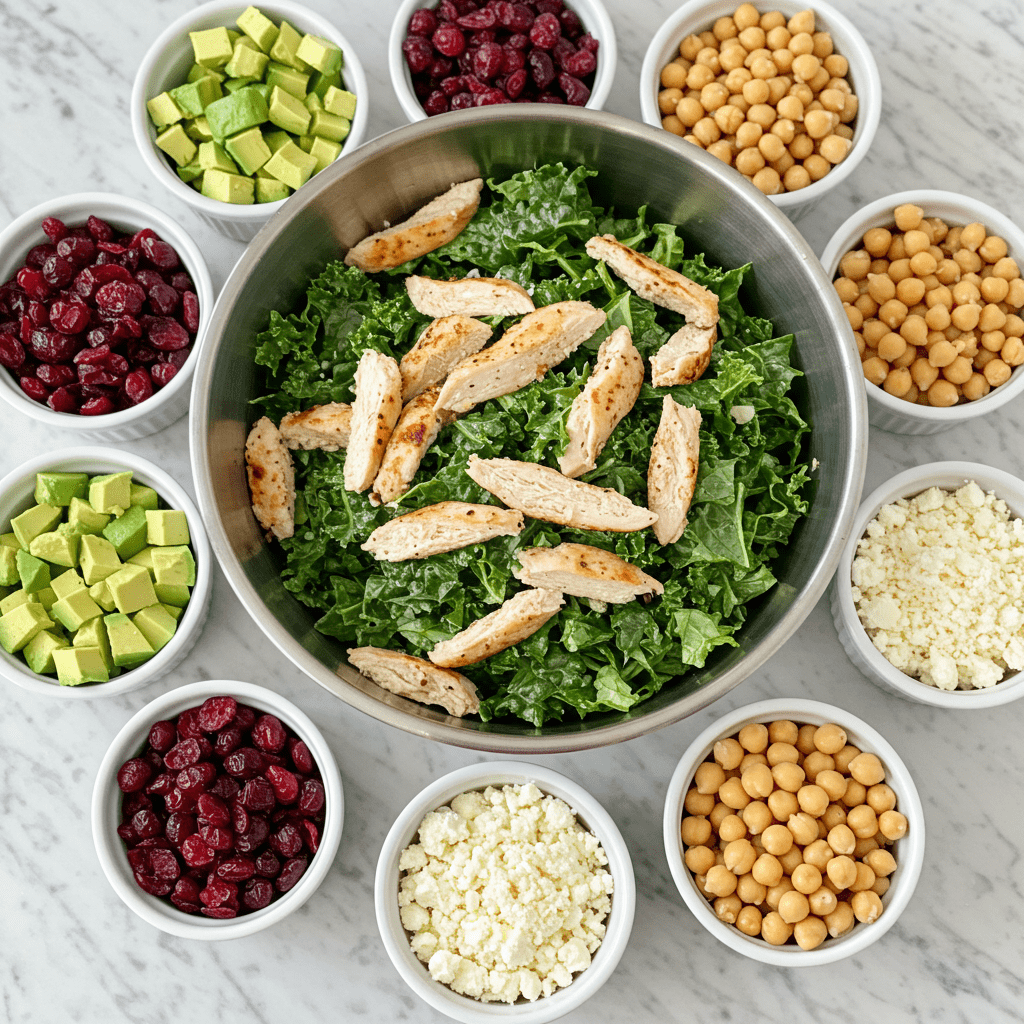 The Chicken Kale Salad You'll Actually Want to Eat 1 The Chicken Kale Salad You'll Actually Want to Eat