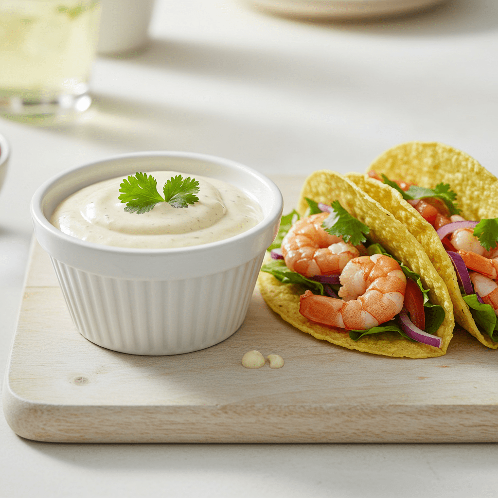 The Creamy Garlic Cilantro Sauce You'll Put on Everything 1 The Creamy Garlic Cilantro Sauce You'll Put on Everything