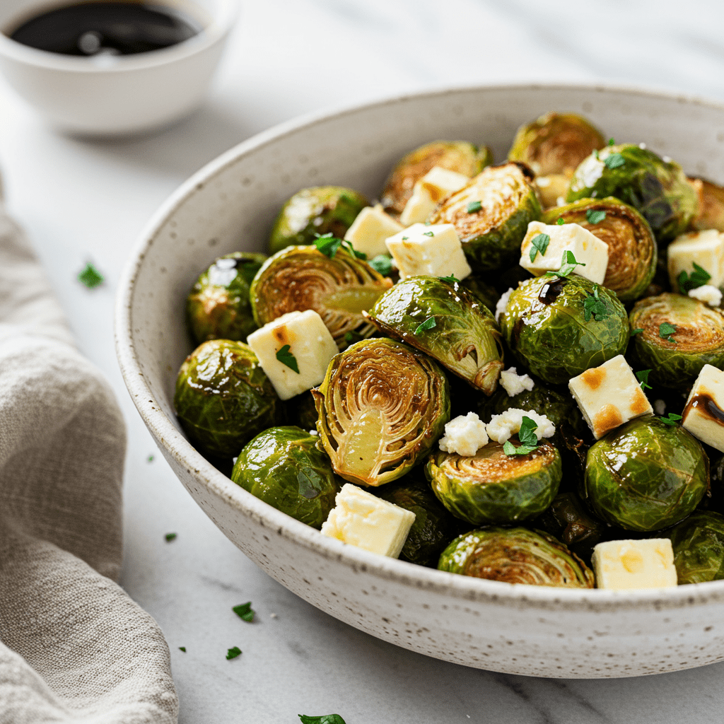 The Crispy Feta Brussels Sprouts That Everyone Will Actually Eat 1 The Crispy Feta Brussels Sprouts That Everyone Will Actually Eat