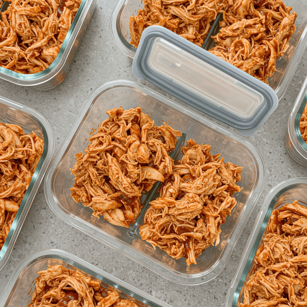 The Easiest Slow Cooker Brown Sugar BBQ Chicken