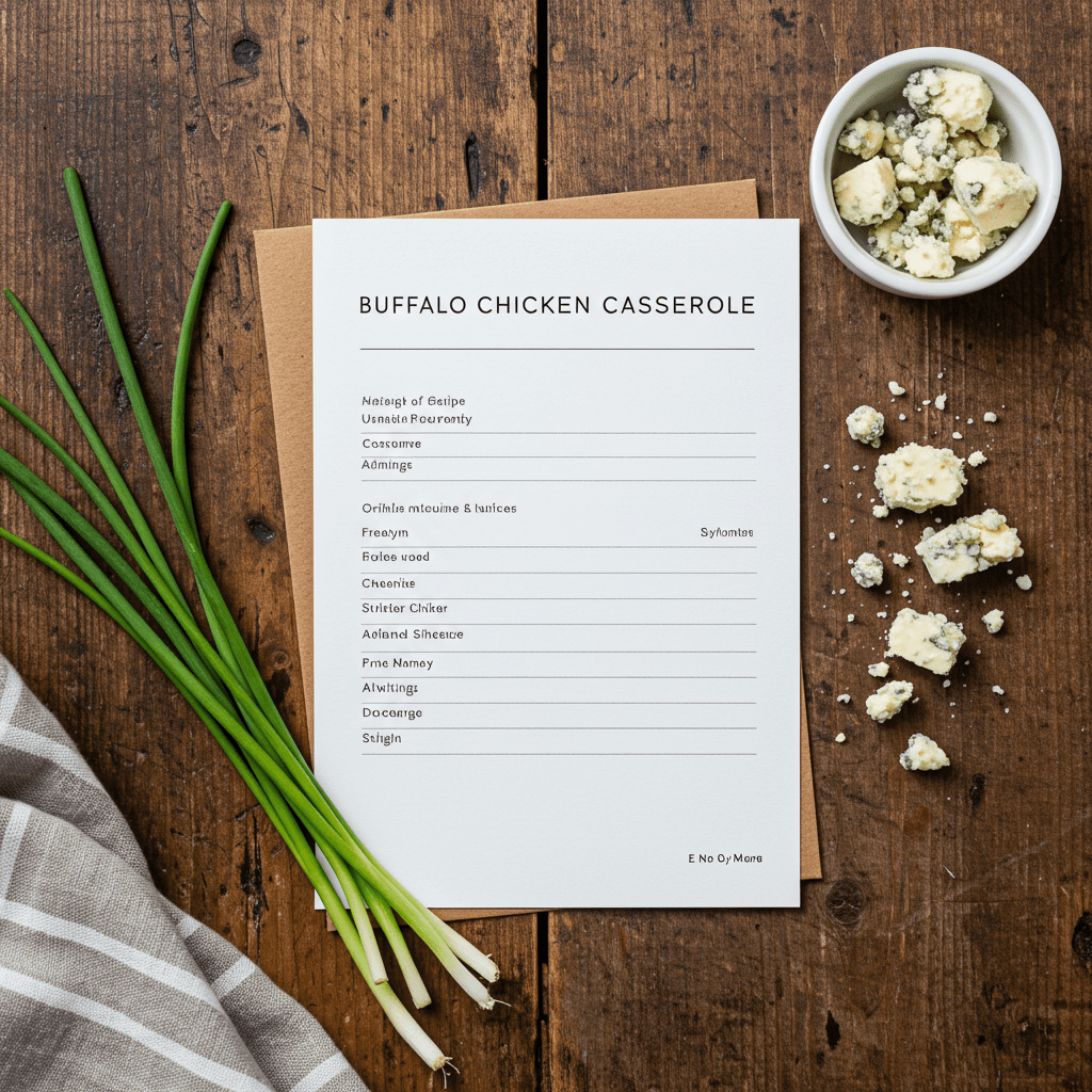 A Healthier Buffalo Chicken Casserole You'll Actually Crave 11 The Complete Recipe Card