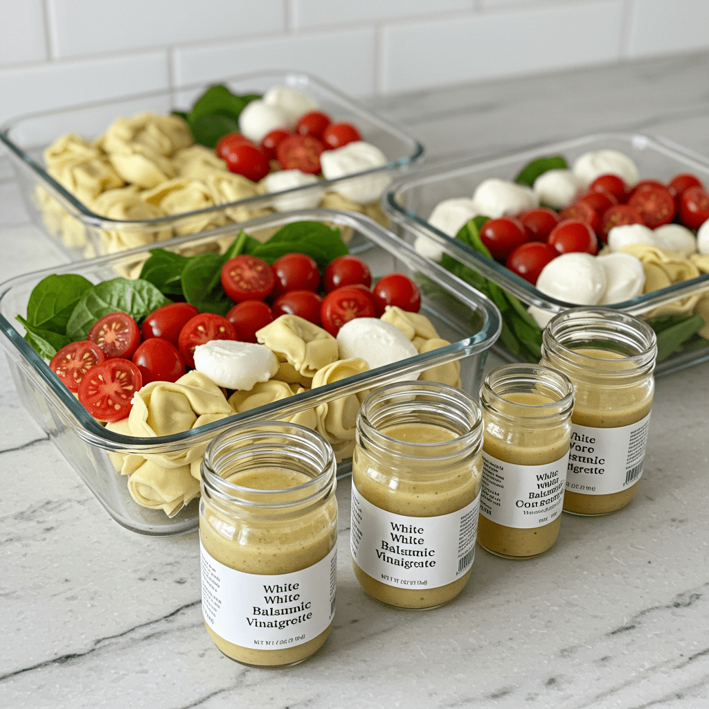 Why This Tortellini Caprese Salad Is a Dietitian's Favorite Summer Meal 5 What's the Difference With White Balsamic Vinaigrette?