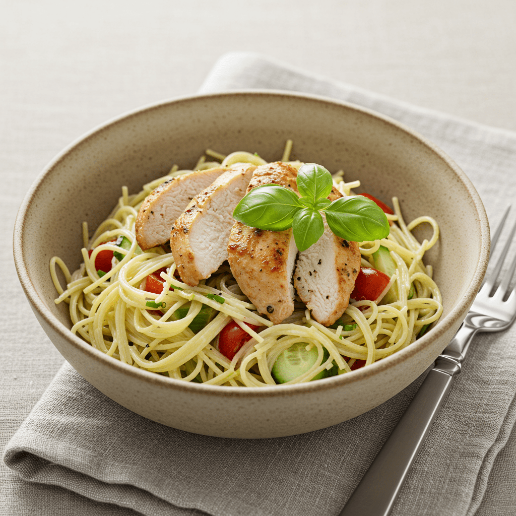 Why This Lemon Angel Hair Pasta Salad Is So Refreshing 1 Why This Lemon Angel Hair Pasta Salad Is So Refreshing