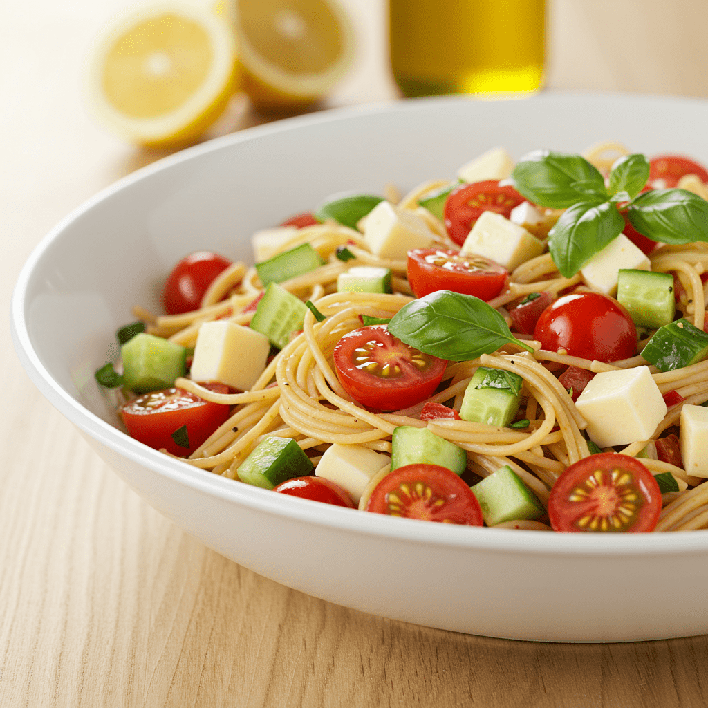 Why This Lemon Angel Hair Pasta Salad Is So Refreshing 2 What Makes This a Smarter Pasta Salad?