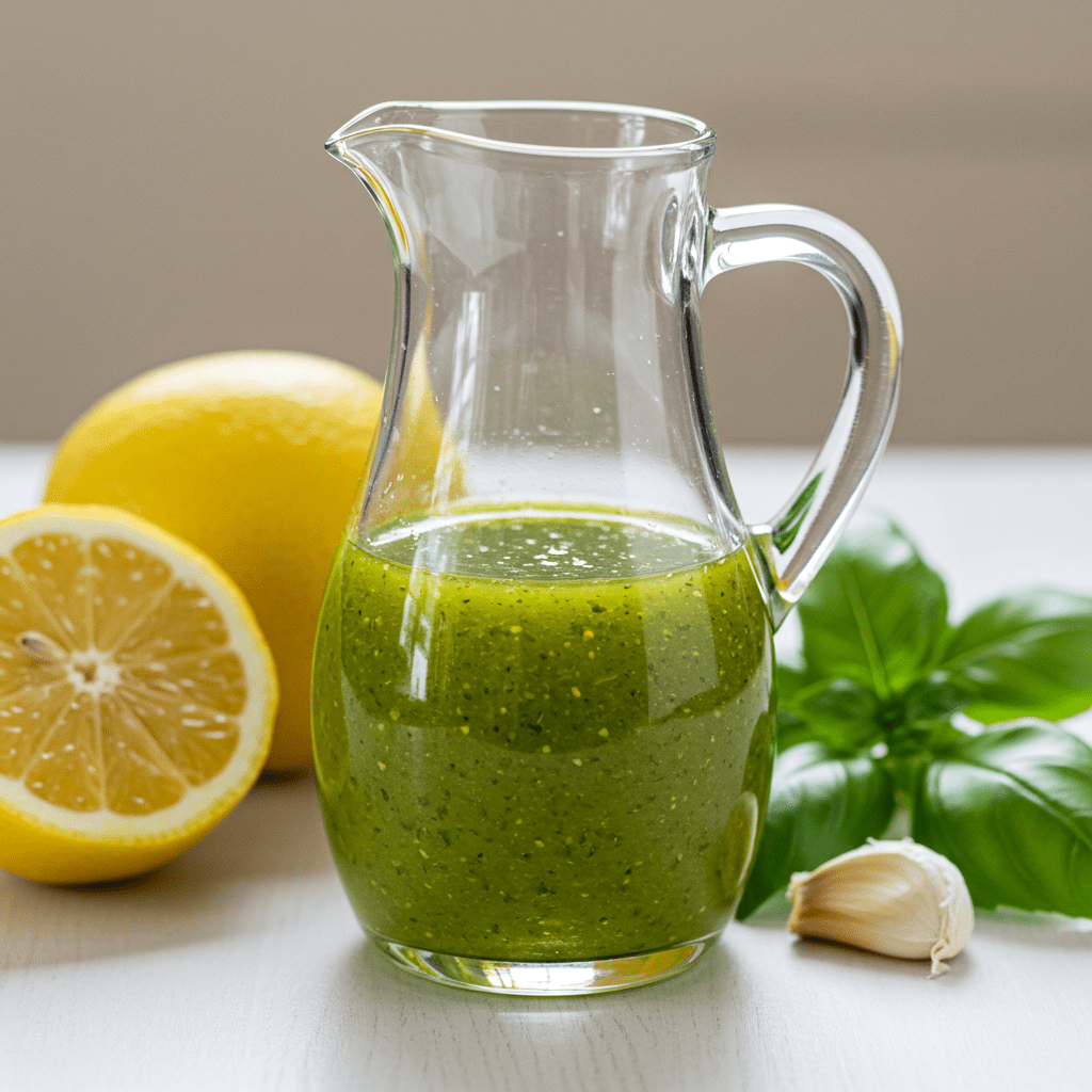 How to Make The Best Lemon Basil Vinaigrette