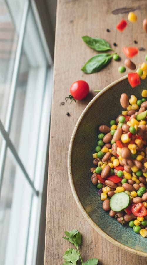 High Protein Bean Salad Recipe: 19g Protein Per Serving, Perfect for Meal Prep 5 Whipping Up the Vinaigrette Dressing