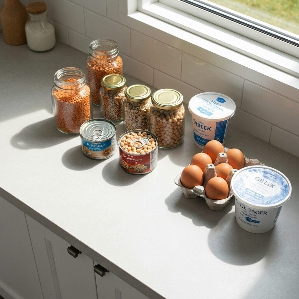 30 High-Protein Recipes a Dietitian Swears By 3 Stocking Your High-Protein Pantry