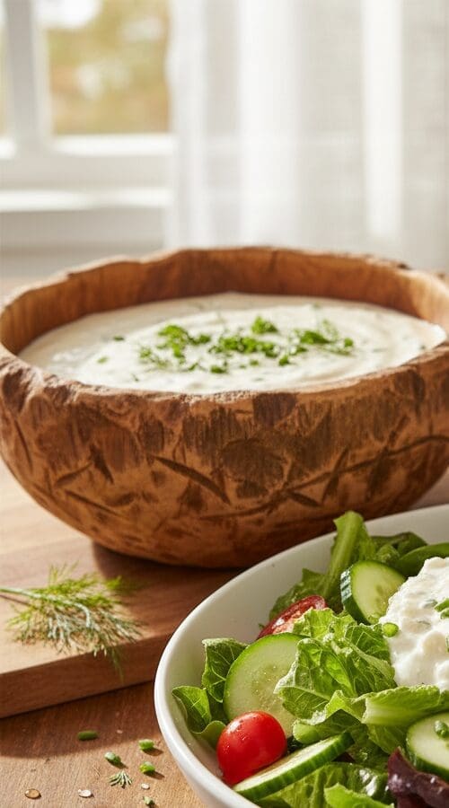 High-Protein Cottage Cheese Ranch Dressing Recipe: Creamy, Healthy, and Ready in 5 Minutes 4 Ingredients for Your High-Protein Ranch