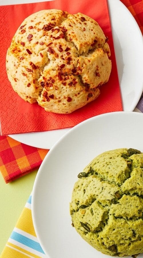 High Protein Breakfast Biscuits Recipe: 15g Protein with Ham and Cheddar 4 Allergen and Dietary Substitutions