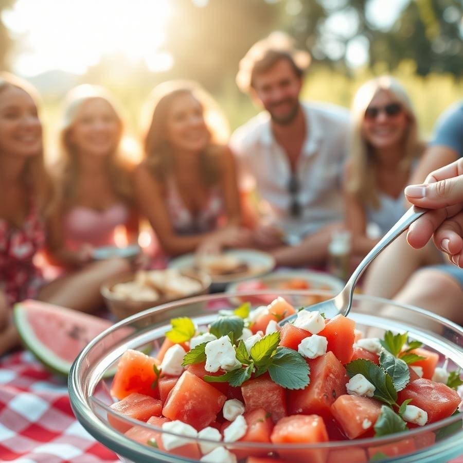 The Ultimate Watermelon Feta Salad (Ready in 15 Minutes) 5 How to Make Watermelon Feta Salad, Step by Step