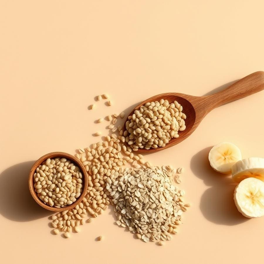 Easy 5-Minute Banana Hemp Oatmeal Fingers for Baby Led Weaning 10 Nutrition snapshot per baby serving