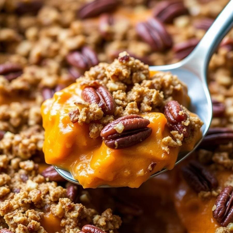 The Ultimate Vegan Sweet Potato Casserole (Crowd-Pleasing Recipe!) 1 The Ultimate Vegan Sweet Potato Casserole (Crowd-Pleasing Recipe!)