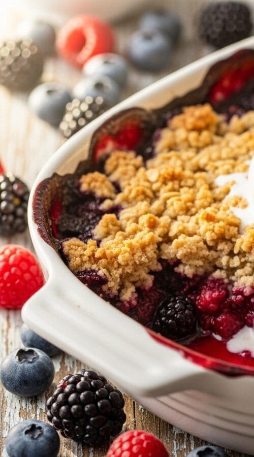Ingredients for the Berry Filling and Crumble Topping