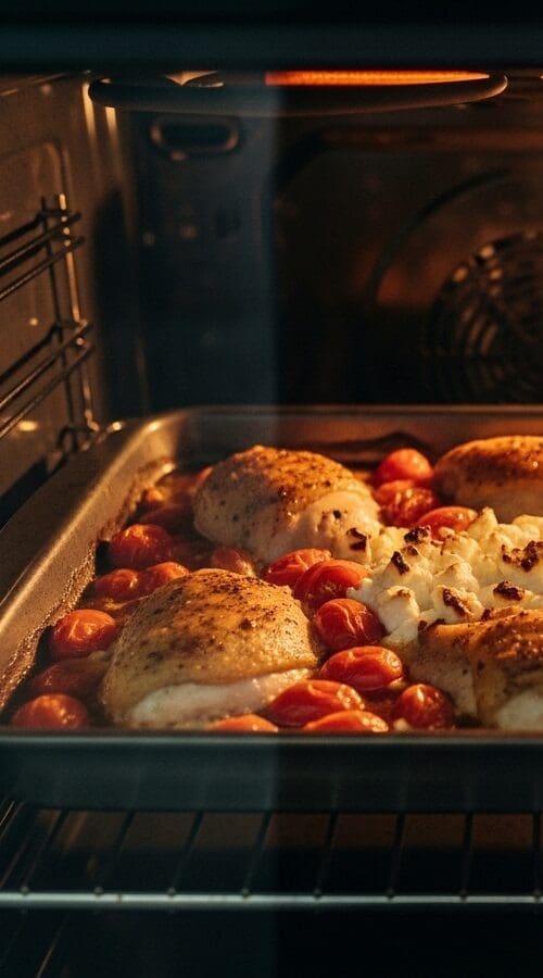 Easy Creamy Feta Chicken Bake with Spinach and Tomatoes 4 How to Prepare the Chicken