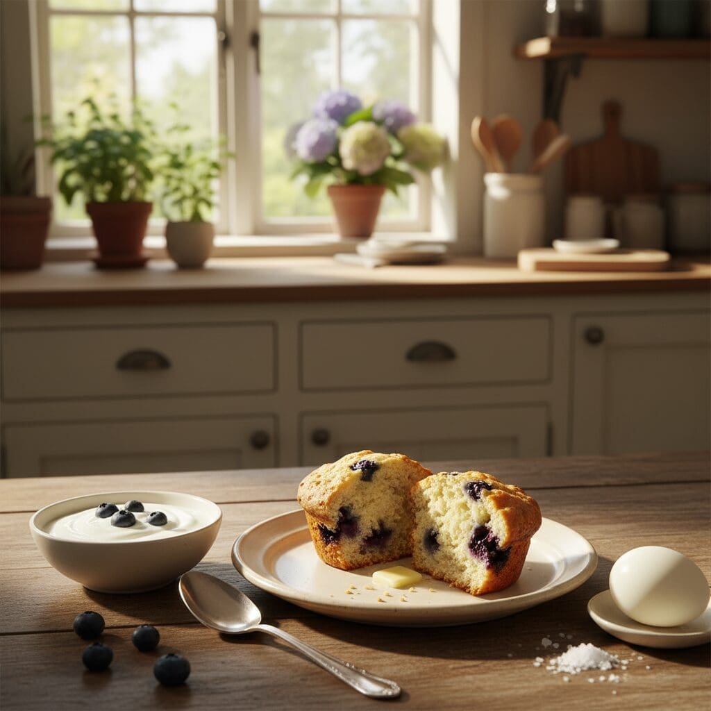 The Best Cottage Cheese Blueberry Muffins (High-Protein & Fluffy) 3 The Powerhouse Ingredients You'll Need