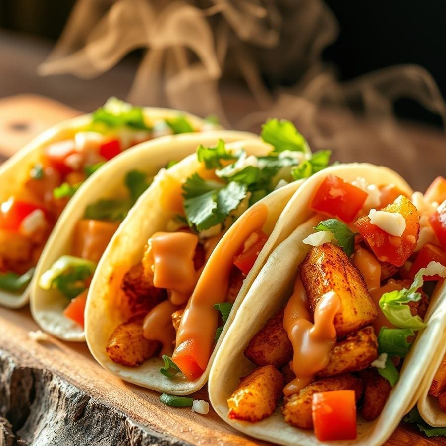 Crispy Vegan Spicy Potato Tacos: The Ultimate Taco Bell Copycat Recipe 4 Step-by-Step: How to Make Crispy Spicy Potato Tacos