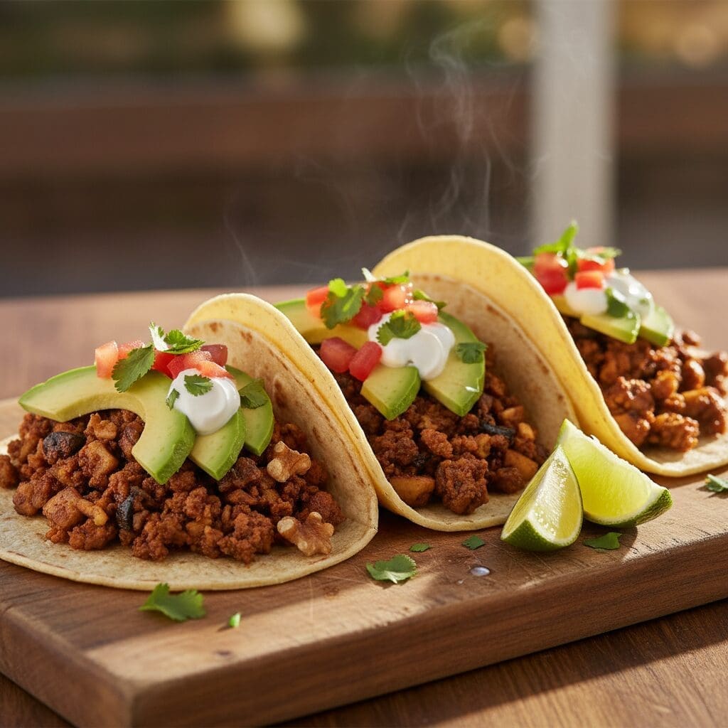 The Best Vegan Tacos: 20-Minute Meaty Mushroom Walnut Recipe 4 Step-by-Step: How to Make Vegan Tacos