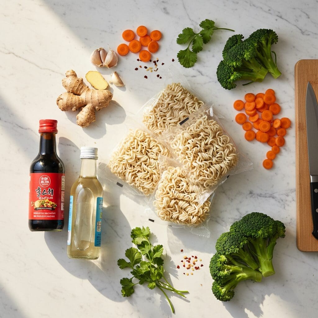 Quick Vegan Teriyaki Noodles: Easy 30-Minute Recipe with Homemade Sauce 4 Step-by-Step Instructions