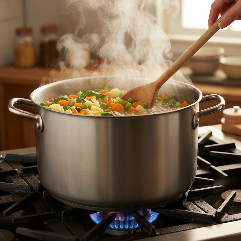 Easy Vegan Minestrone Soup: Hearty One-Pot Comfort in Just 40 Minutes 4 Step-by-Step Instructions