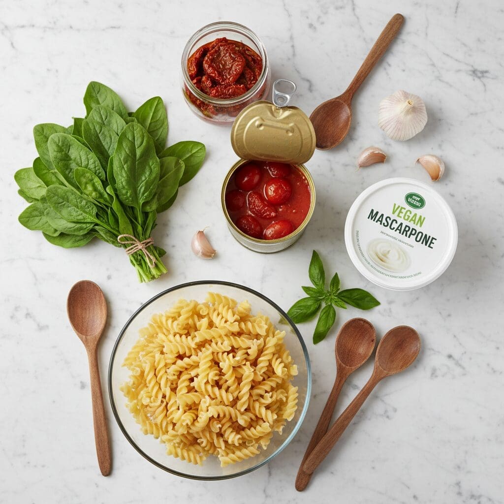 Creamy One Pot Vegan Pasta: Luscious 30-Minute Italian-Inspired Dinner 3 Key Ingredients for Your Creamy Vegan Pasta