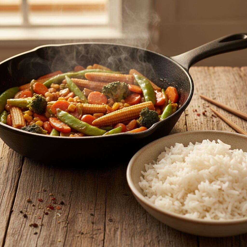 Easy Frozen Vegetable Stir Fry: Quick Vegan Recipe Ready in 20 Minutes 4 How to Make the Homemade Stir Fry Sauce