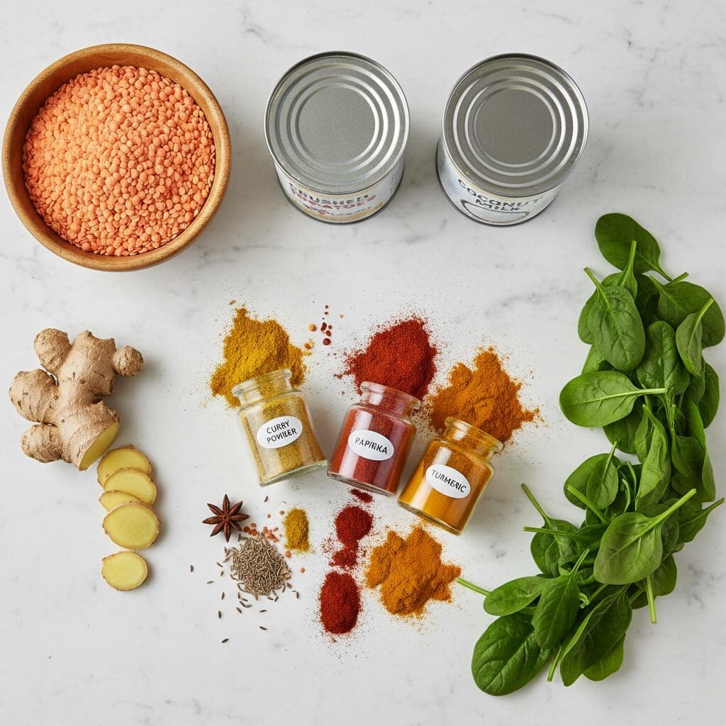 Quick & Easy Red Lentil Dahl: Creamy One-Pot Vegan Recipe in 30 Minutes 1 Quick & Easy Red Lentil Dahl: Creamy One-Pot Vegan Recipe in 30 Minutes