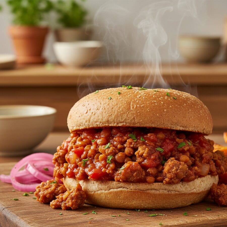Easy Vegan Sloppy Joes that Taste Like Childhood Classics 1 Easy Vegan Sloppy Joes that Taste Like Childhood Classics