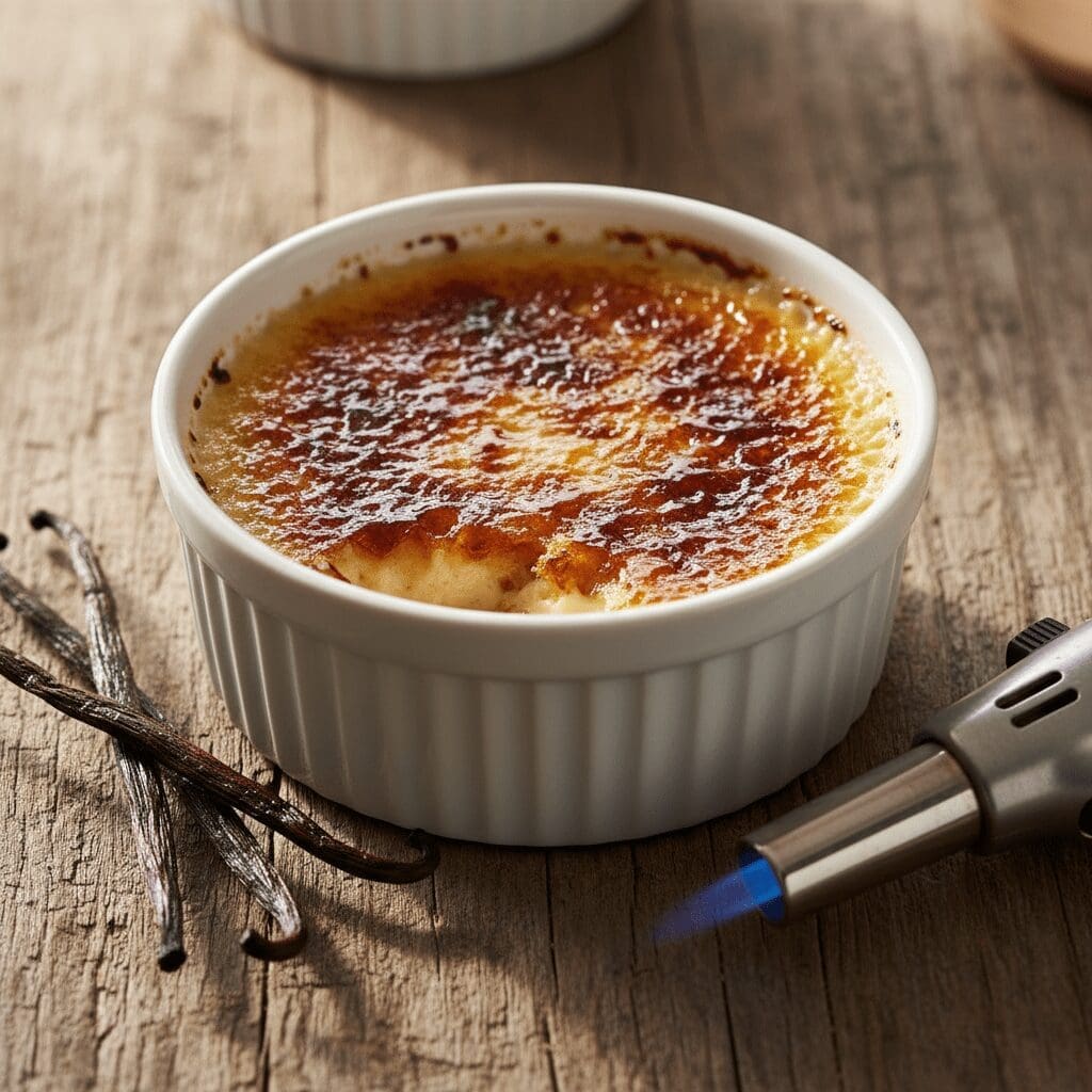 Easy No-Bake Vegan Creme Brulee with Just 8 Ingredients
